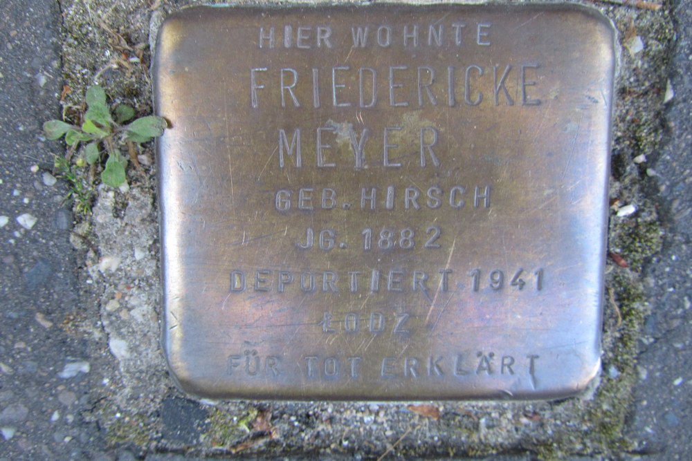 Stolpersteine Vorgebirgsplatz 10 #2