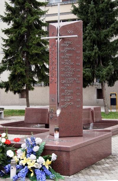 Monument Gesneuvelde Kroatische Verdedigers Zapresic