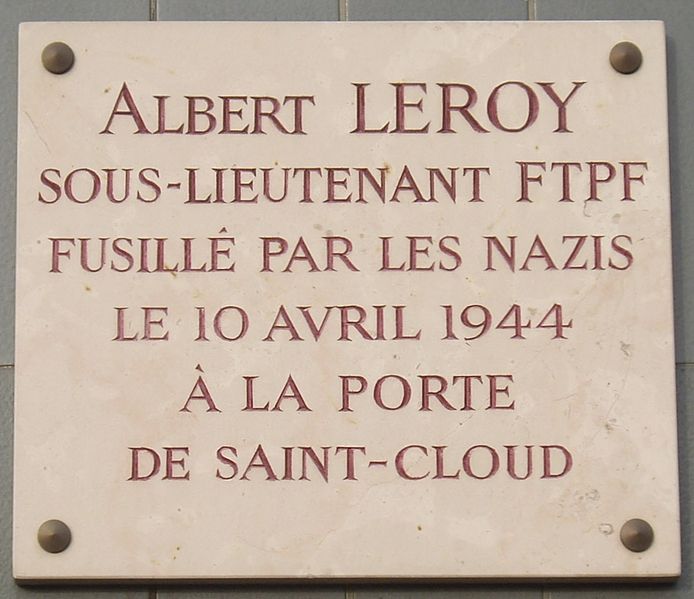 Memorial Albert Leroy