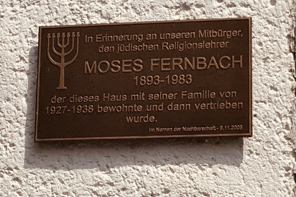 Gedenkteken Moses Fernbach