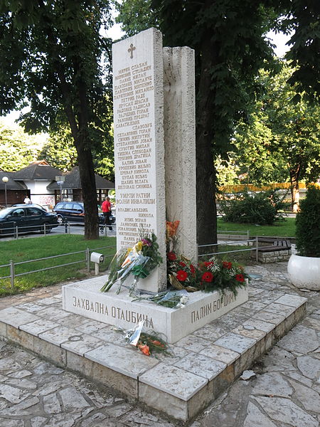 Monument Joegoslavische Oorlogen Valjevo