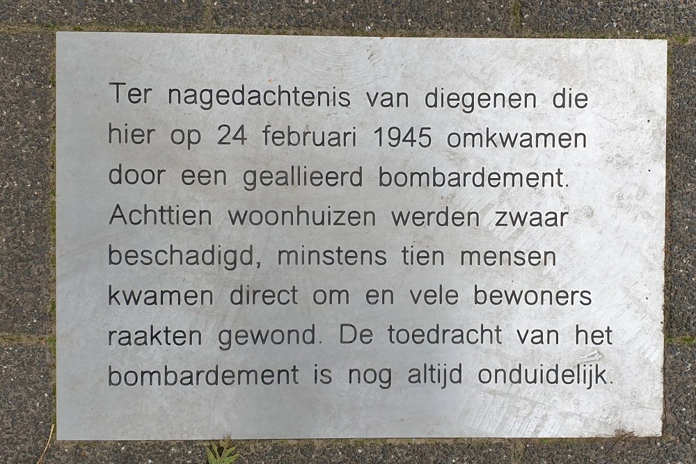 Memorial Charlotte van Montpensierlaan Amstelveen
