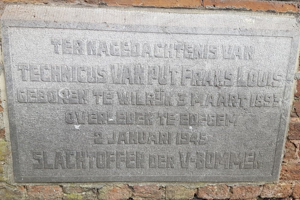 Memorial Frans Louis van Put Municipal Cemetery Schoonselhof