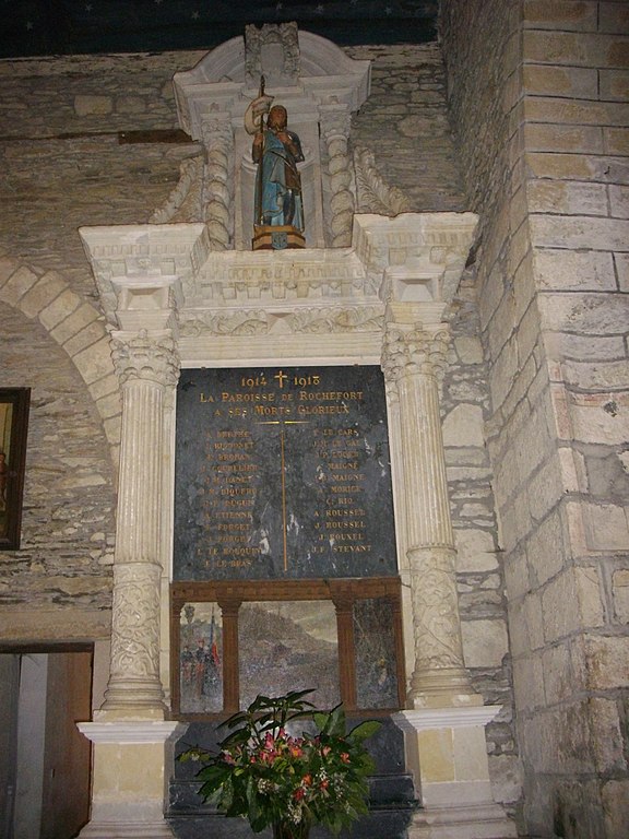 World War I Memorial Parish of Rochefort