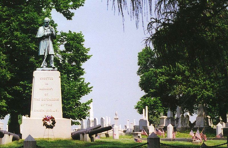 Monument Amerikaanse Burgeroorlog Prospect Hill Cemetery