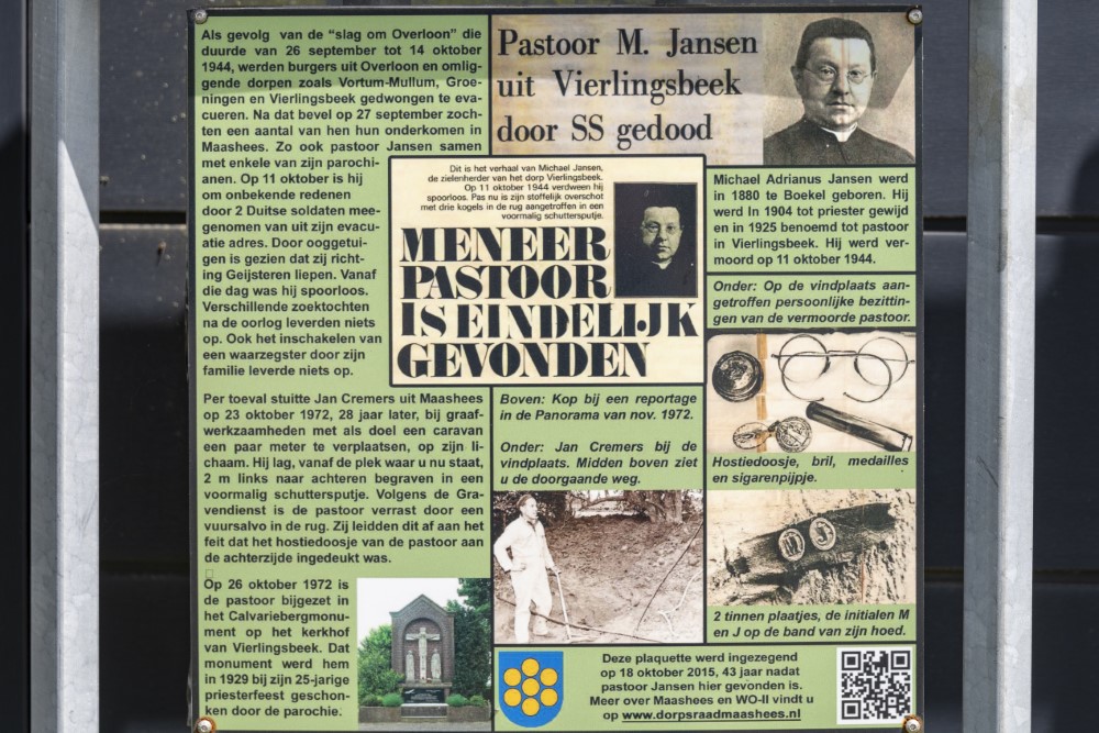 Cycling Route Maashees - Execution Place Pastor Janssen #3