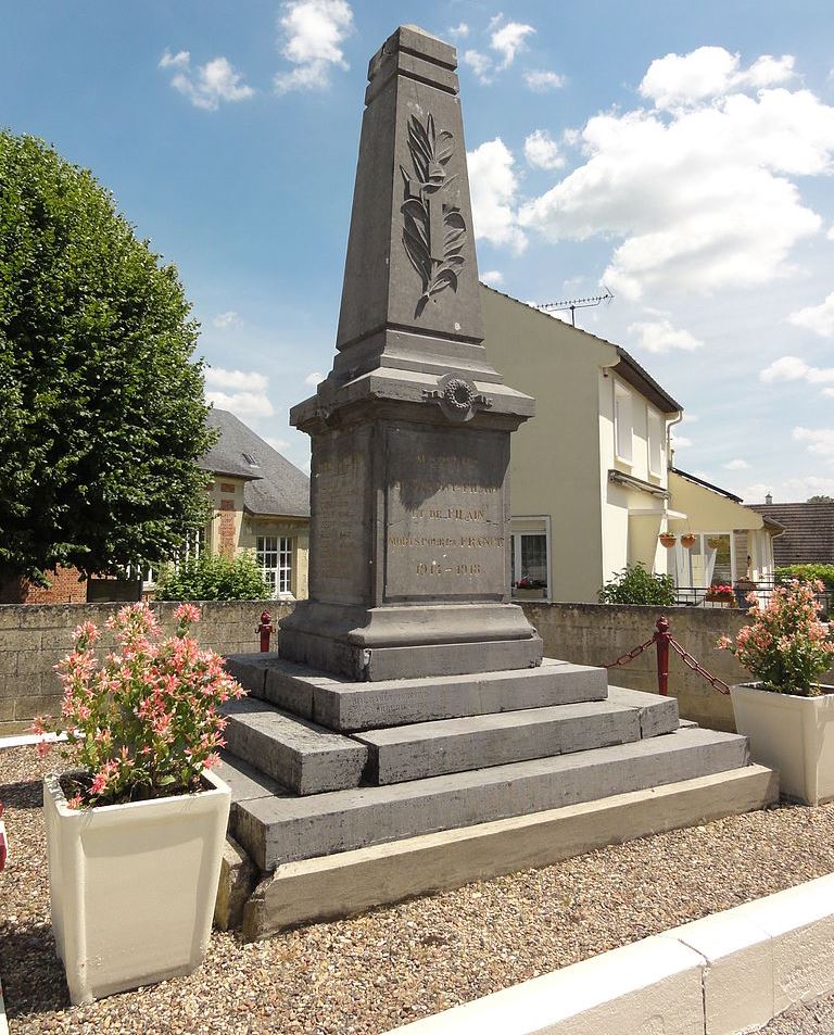 Monument Eerste Wereldoorlog Pargny-Filain