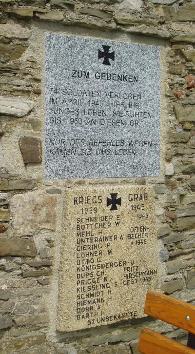 Voormalig Massagraf Duitse Soldaten Pankraziberg