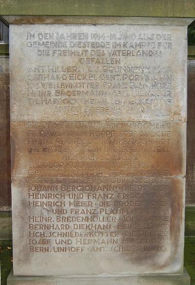 War Memorial Diestedde #2