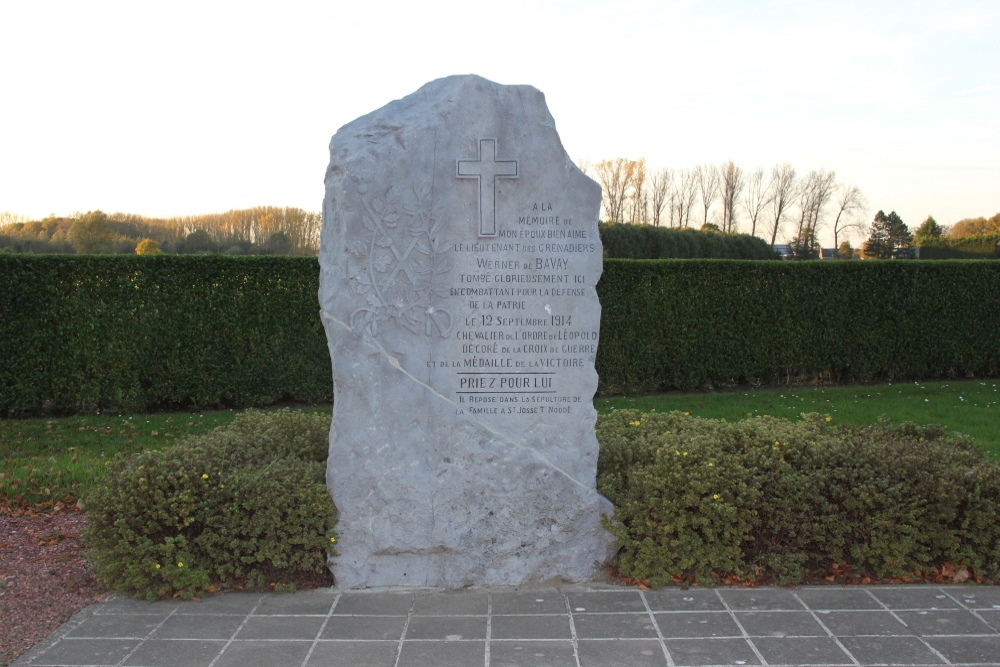 Memorial Lieutenant Werner de Bavay