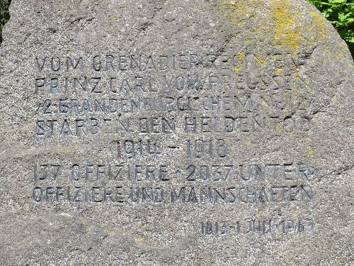 War Memorial Grenadierregiments Prinz Carl von Preussen
