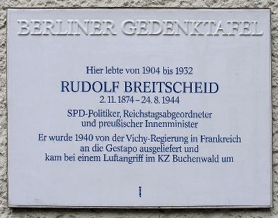Gedenkteken Rudolf Breitscheid