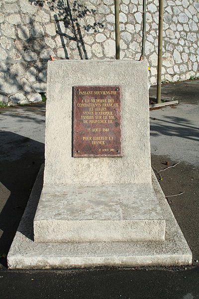 Monument Omgekomen Soldaten Frontignan