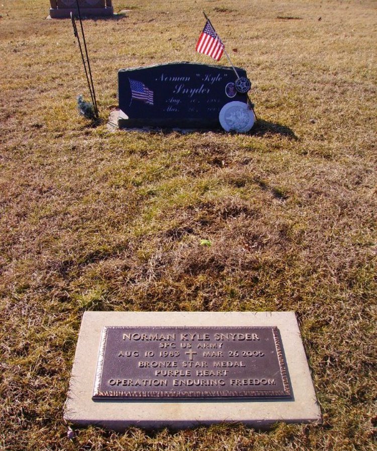 American War Grave Indian Prairie Baptist Church Cemetery