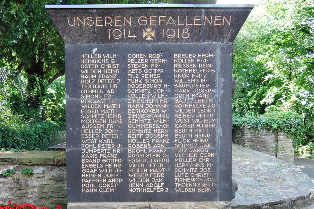 War Memorial  Parish Hemmersbach Horrem #3