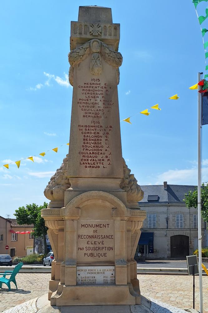 Oorlogsmonument L'Isle-Jourdain #2