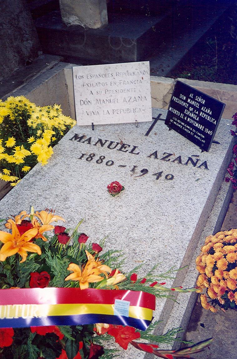 Grave Manuel Azaa y Diaz