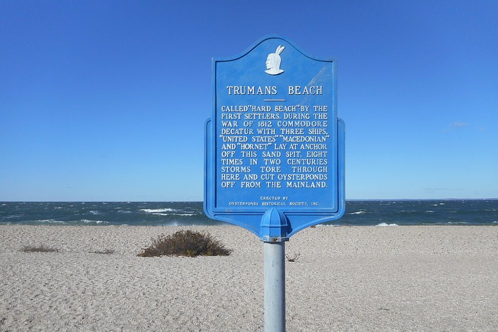 Historisch Informatiebord Trumans Beach
