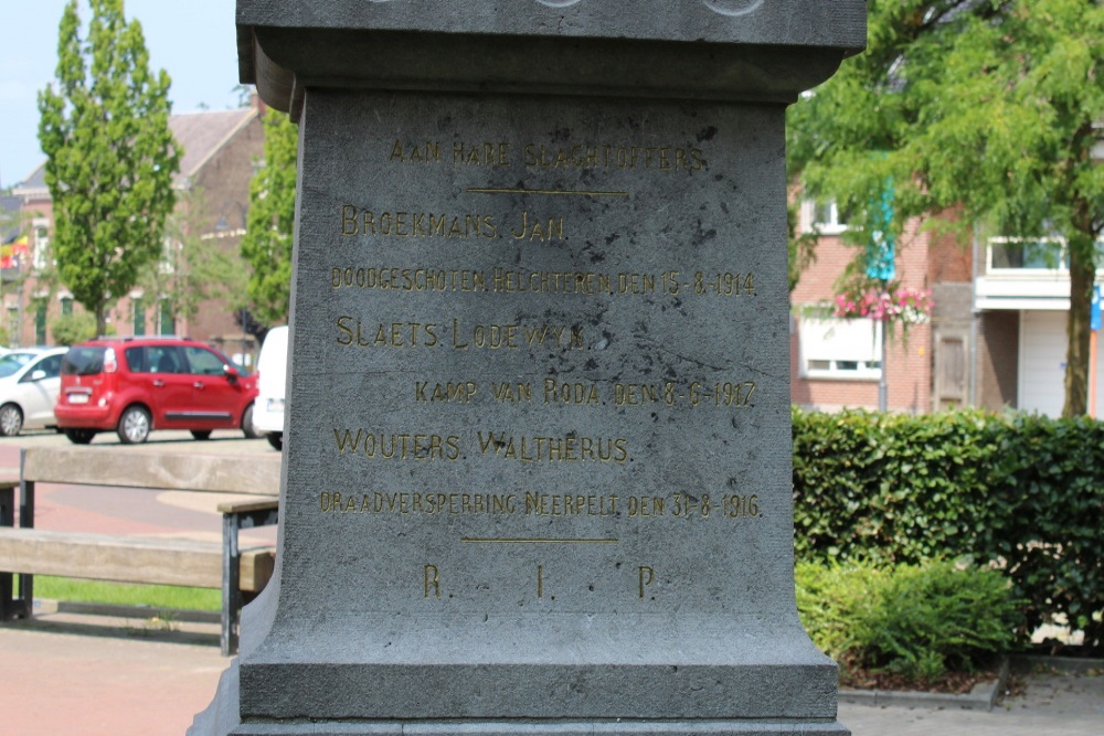 Memorial First World War Sint-Huibrechts-Lille #4