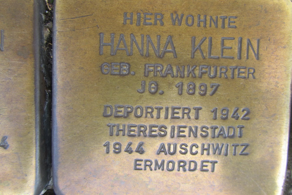 Stolpersteine Neusser Strae 574 #3