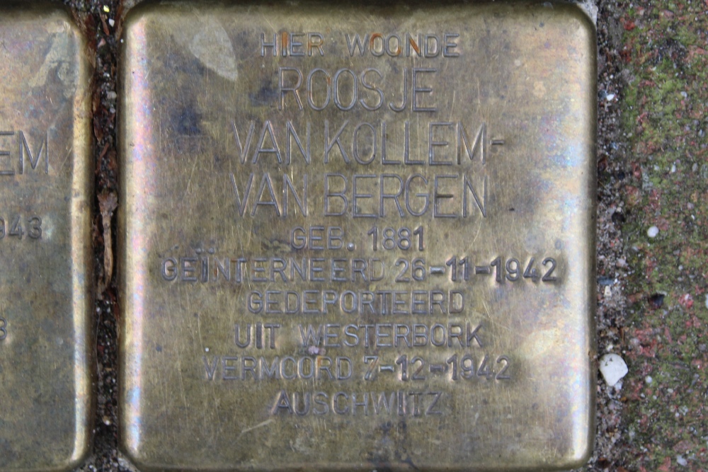 Stolpersteine Vrolikstraat 162 #4