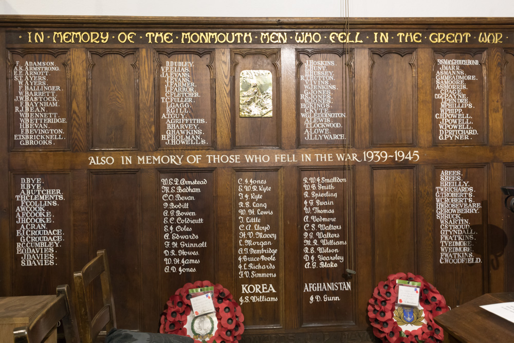 War Memorial St. Mary Priory Church Monmouth
