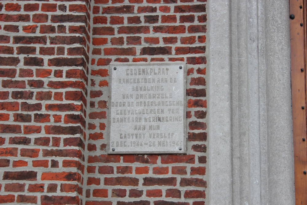 Commemorative Plate Dutch Evacuated