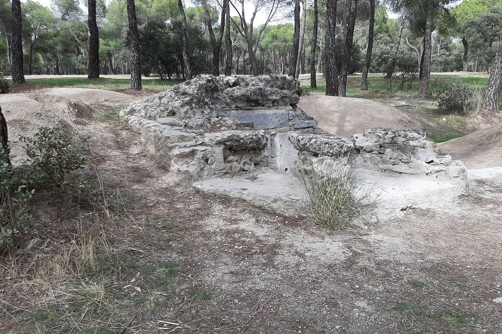 Remains Bunker Spanish Civil War Dehesa de Navalcarbn