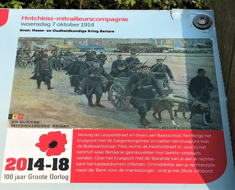 Memorial Route 100 years Great War - Information Board 25 #4