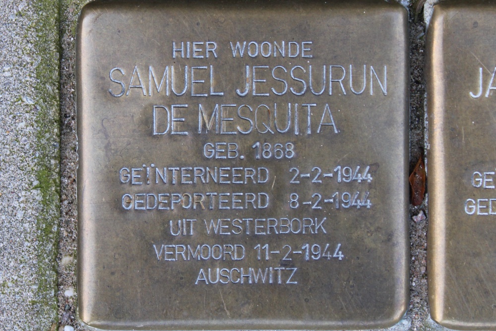 Stolpersteine Linnaeuskade 24 #2