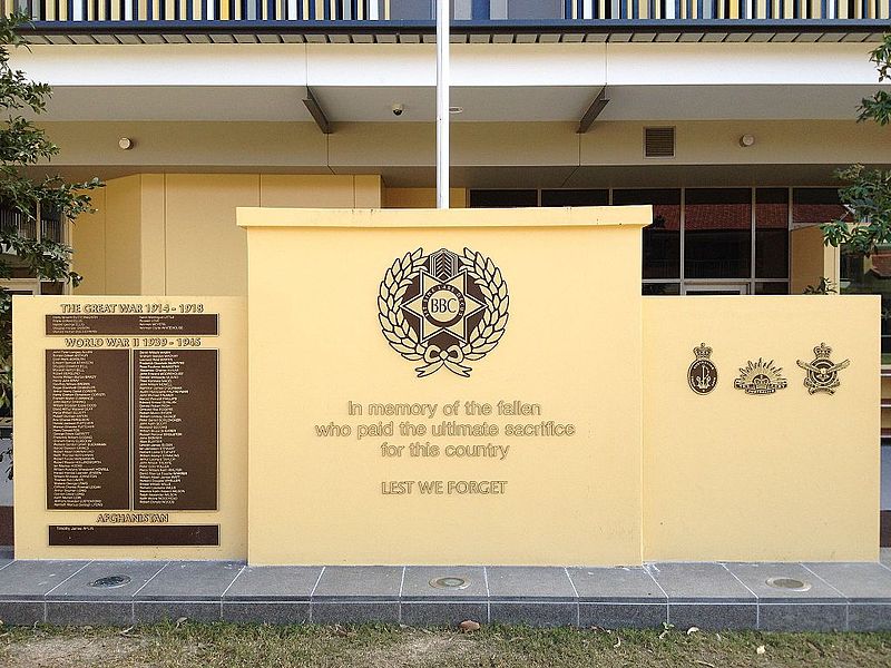 Oorlogsmonument Brisbane Boys' College