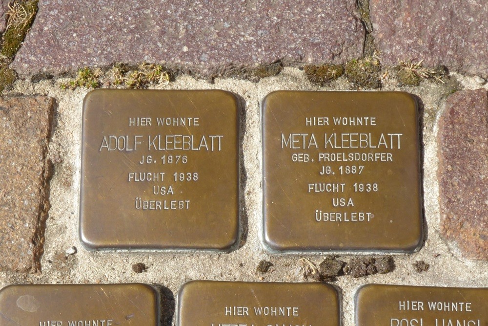 Stolpersteine Freihofstrasse 10 #4