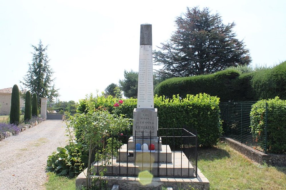 War Memorial Pierrerue