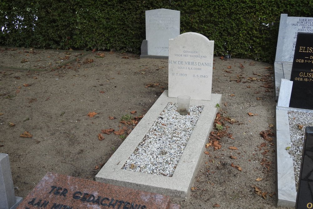 Dutch War Graves General Cemetery Boven-Hardinxveld