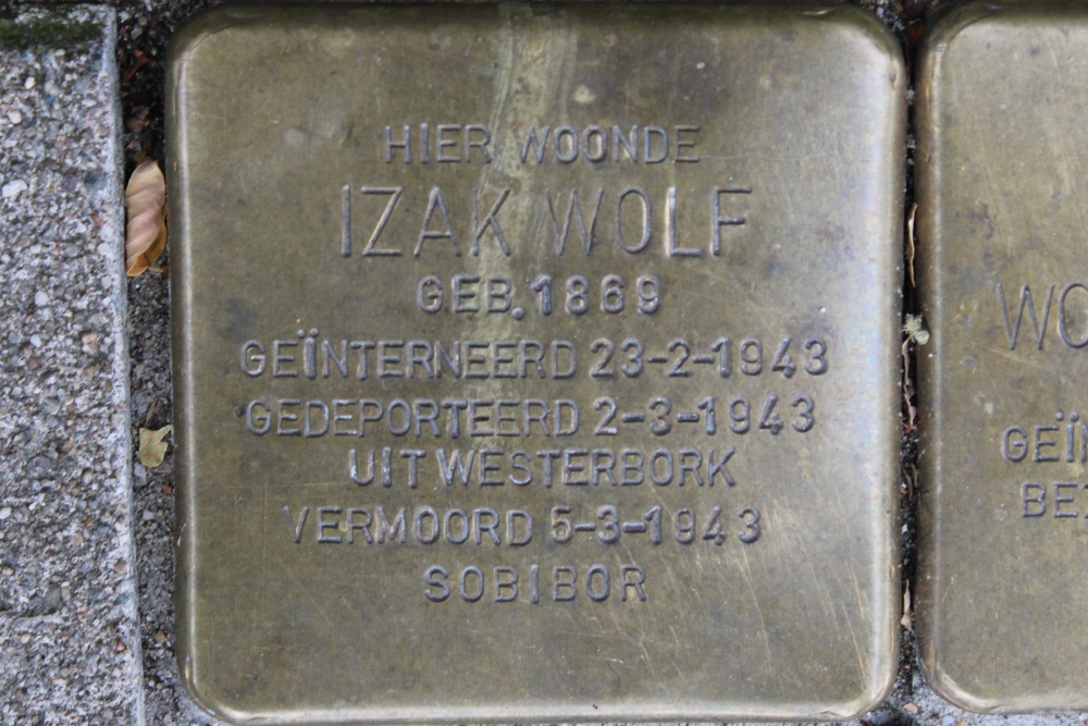 Stolpersteine Oude IJsselstraat 22 #2