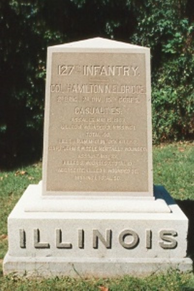 127th Illinois Infantry (Union) Monument