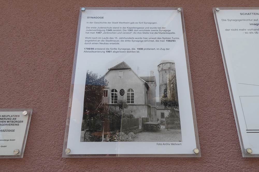 Memorial site Jewish Community Wertheim #2