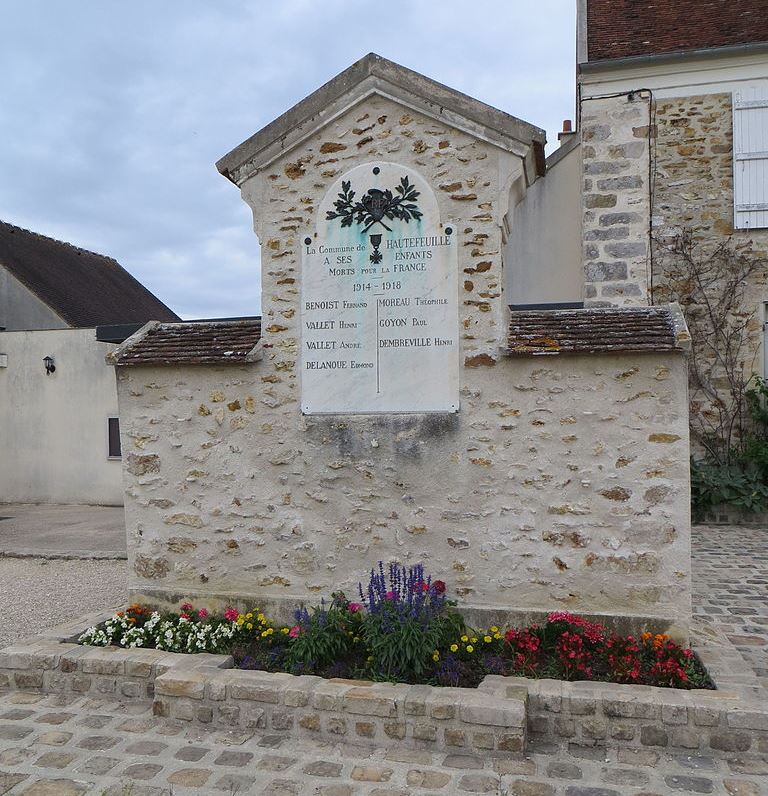 Monument Eerste Wereldoorlog Hautefeuille