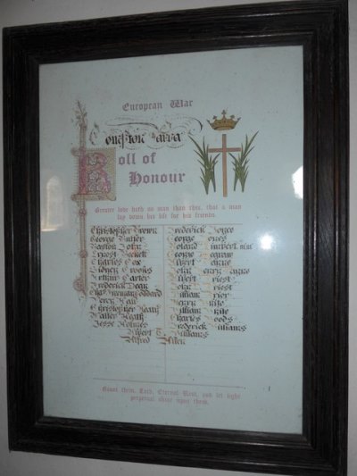 Roll of Honour St. Mary and St. Nicholas Church