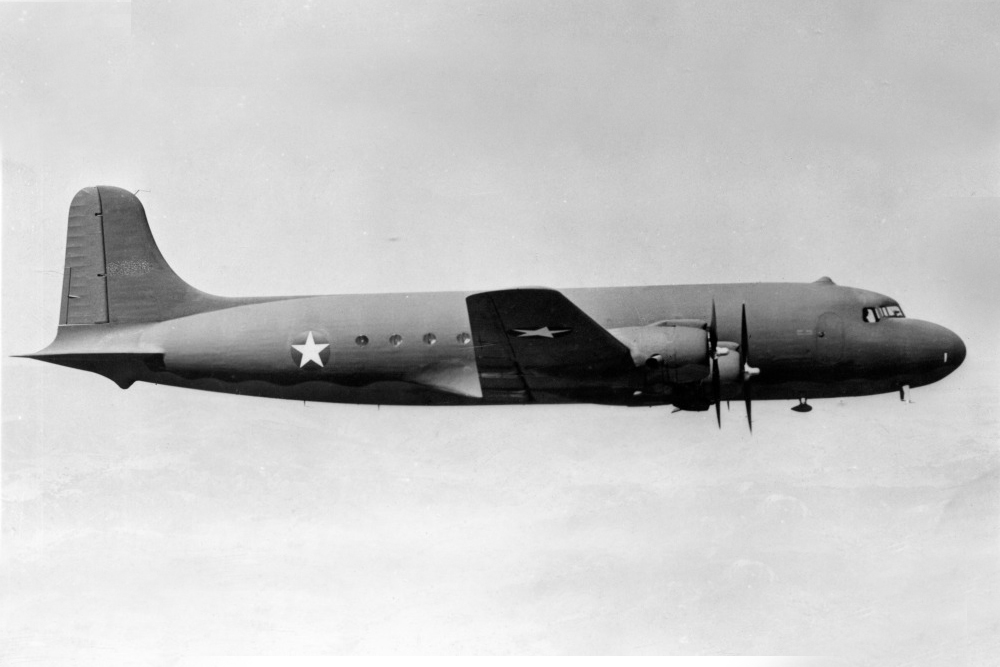 Crashlocatie Douglas C-54A-15-DC (DC-4) 42-72250