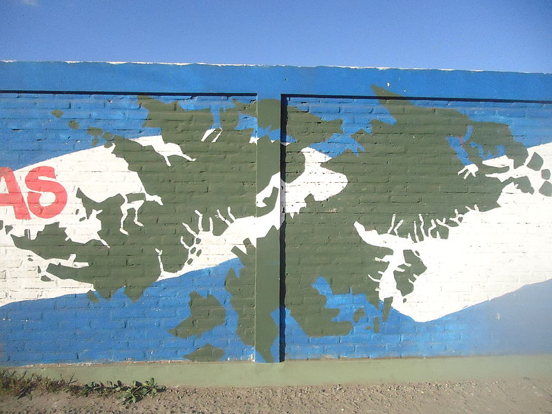 Muurschildering 30e Verjaardag Falklandoorlog