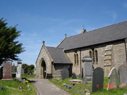 Commonwealth War Graves St. Cynfran Churchyard
