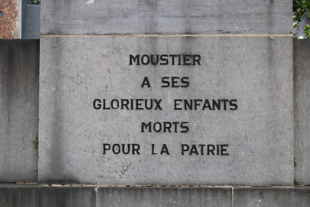 Oorlogsmonument Moustier-sur-Sambre #3