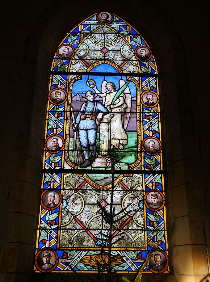 World War I Memorial Window Saint-Remy-sur-Bussy
