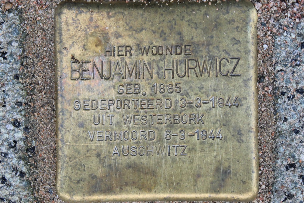 Stolperstein Koningin Wilhelminalaan 199