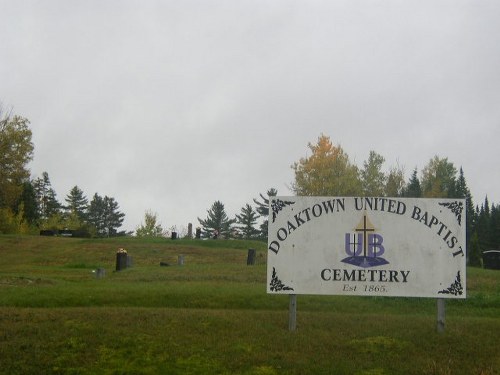 Oorlogsgraf van het Gemenebest Doaktown United Baptist Cemetery