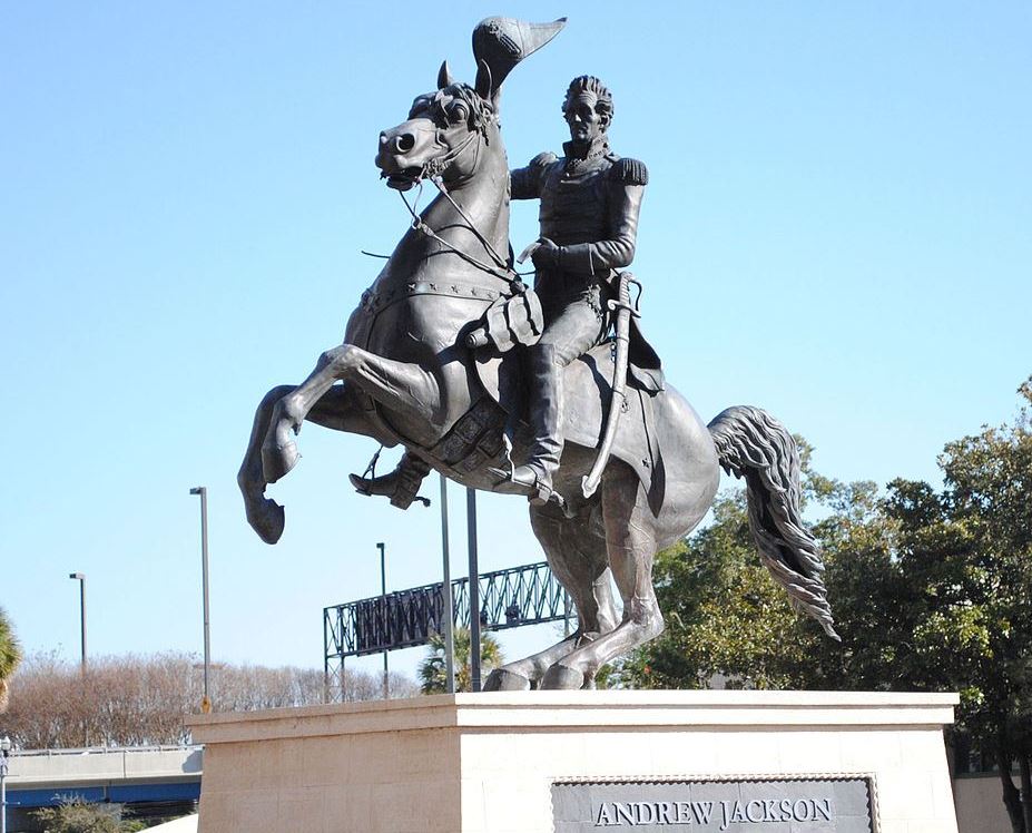 Standbeeld van Brevet Major General Andrew Jackson