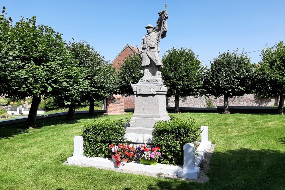 Monument Eerste Wereldoorlog Courcelette