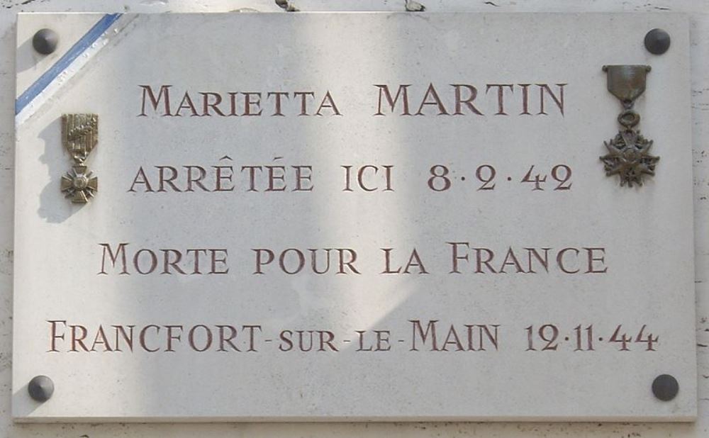Memorial Marietta Martin