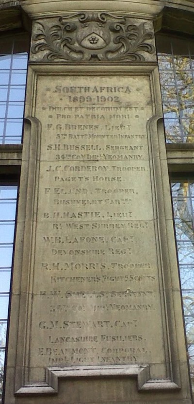 Monument Boerenoorlog Dulwich College